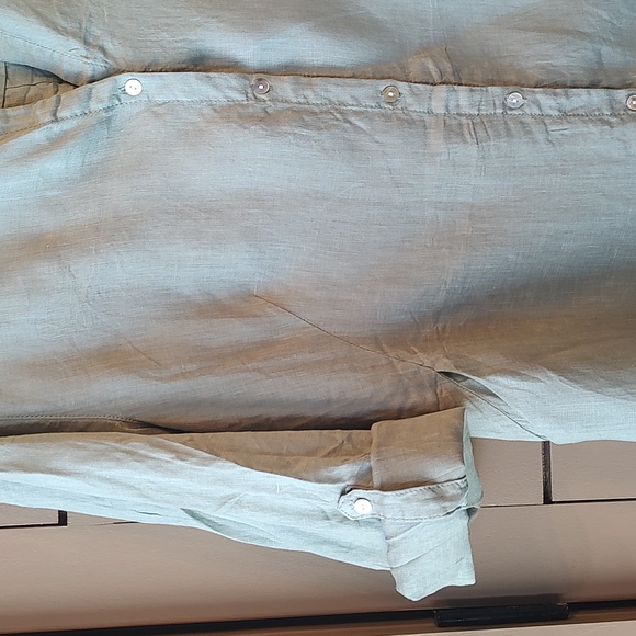 Sigrid Olsen Linen Tunic Top XL - Picture 5 of 7